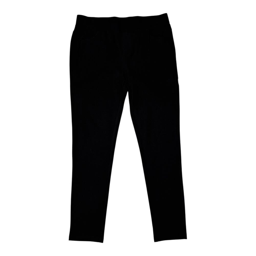 Ginasy Womens Black Dress Pants Size XL Skinny Leg Pull On Legging